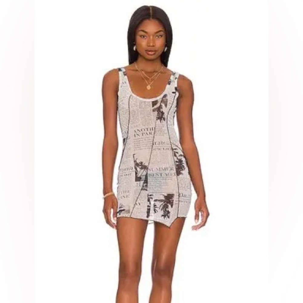 The “Ziggy” Minidress in White from Lovewave New Without Tags